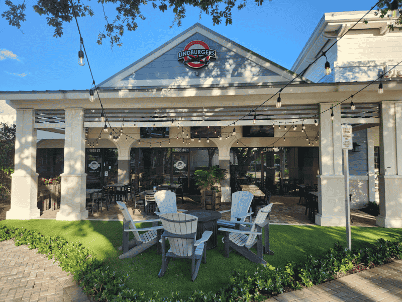 Lindburgers burger restaurant location in Jupiter, Florida