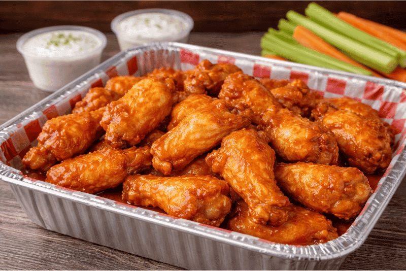 Chicken wings catering